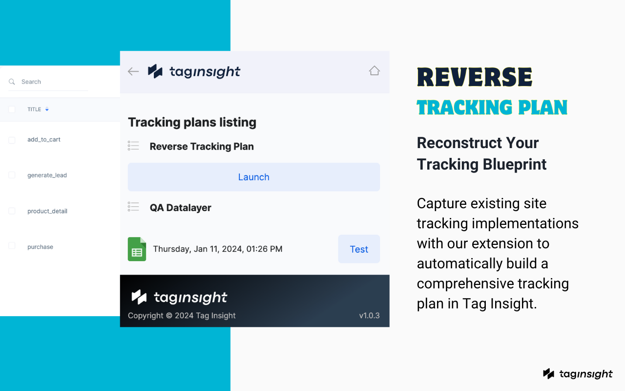 Rebuild the tracking plan of any site you inherit